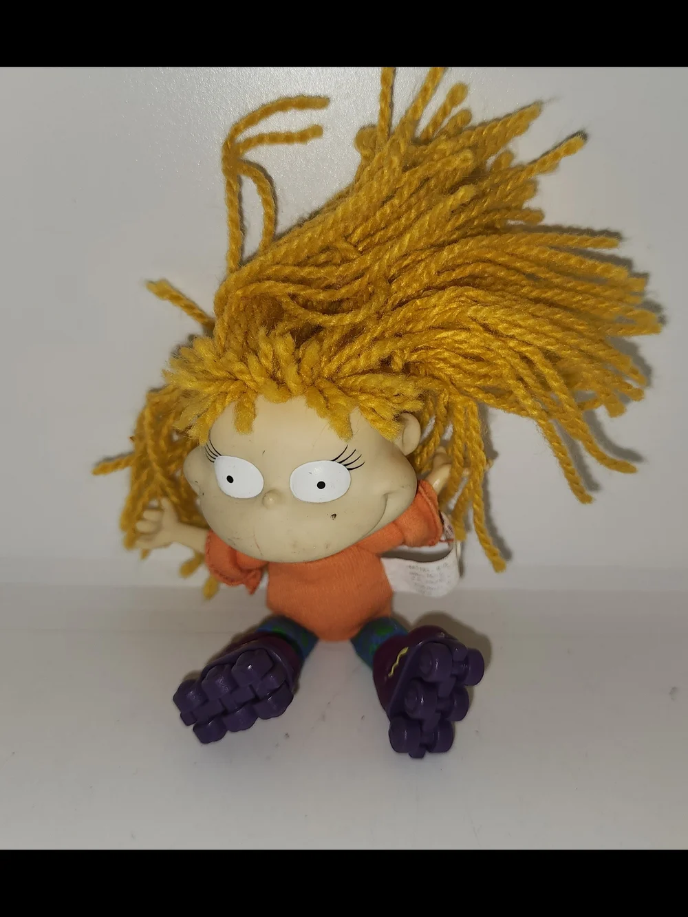 vintage 90s Mattel Nickelodeon Rugrats Angelica Pickles doll 5 inch
